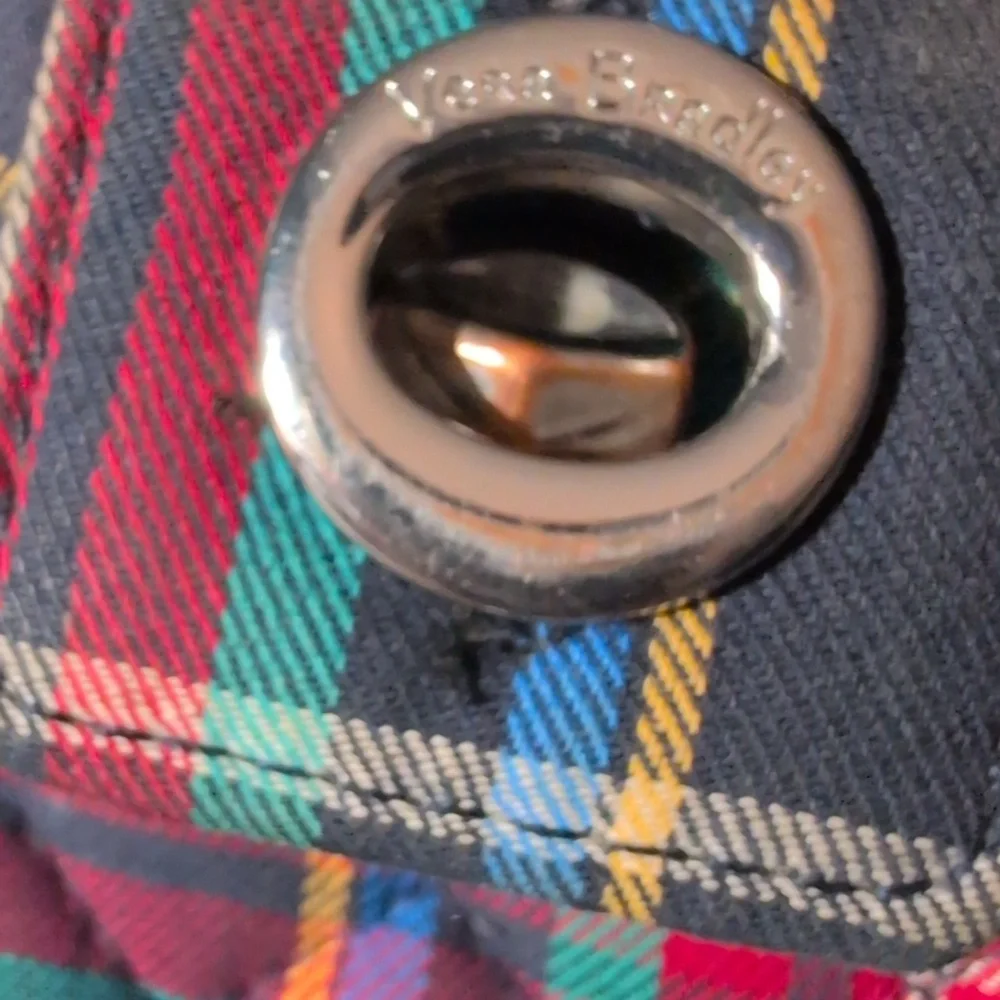 Vera Bradley Quilted‎ Tartan Plaid Turnlock Wallet - Picture 6 of 6